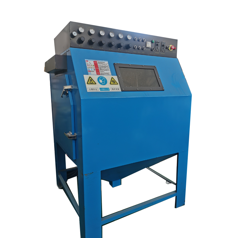 Rotary disk type automatic sandblasting machine